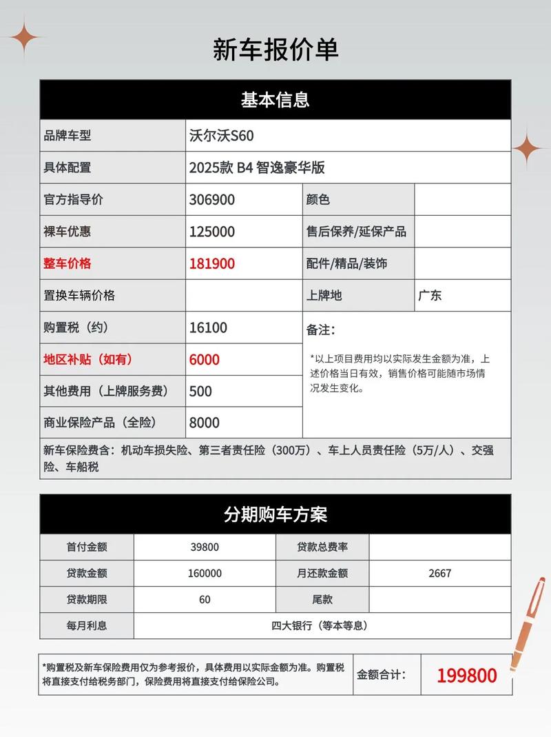 沃尔沃s60l保养费用(沃尔沃s60保养价格多少)