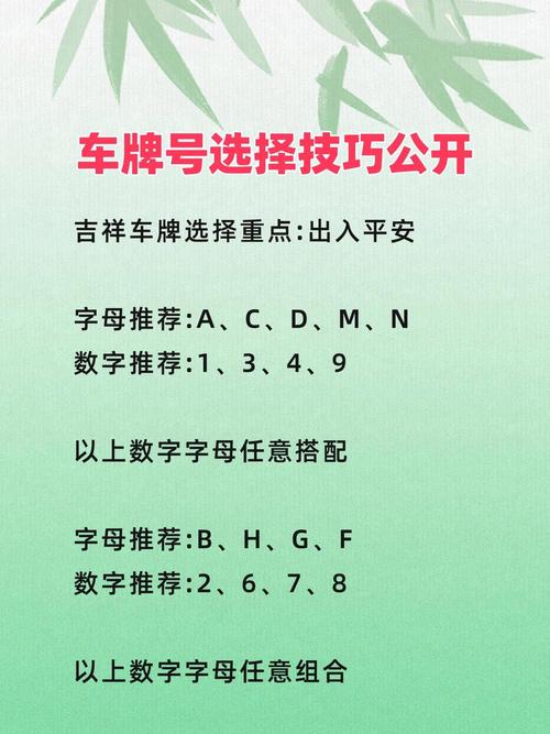 【新车选号口诀,新车选号讲究】